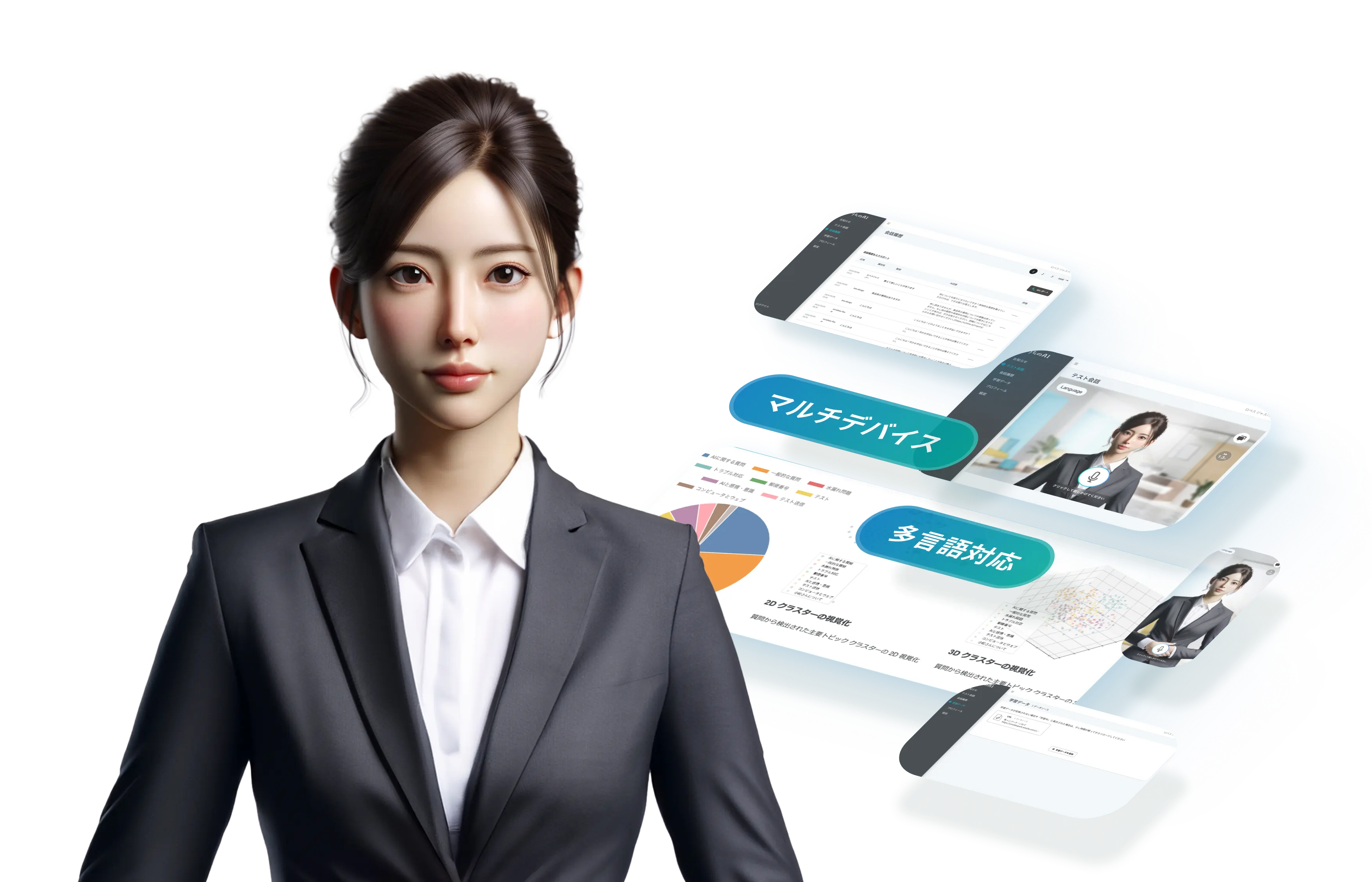 AIを御社専属の接客スタッフに